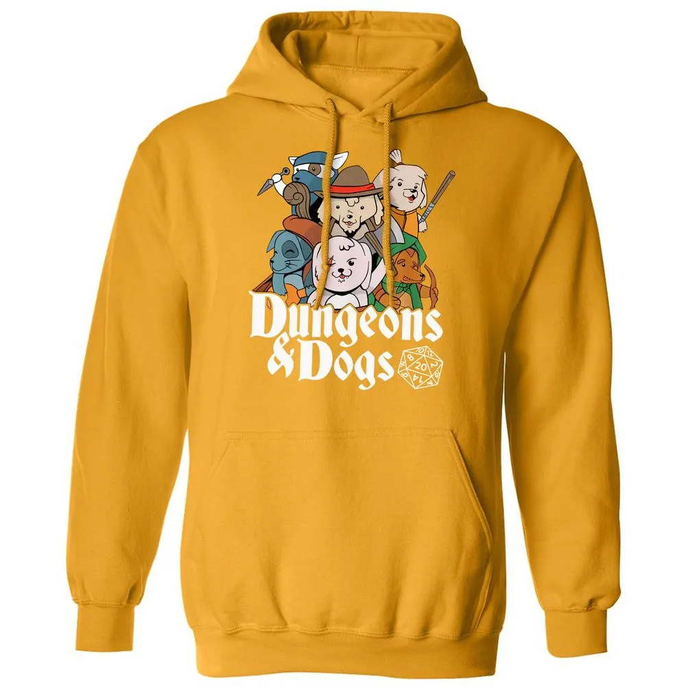 Dungeons & Dogs Classic Unisex Hoodie - Gold - 12