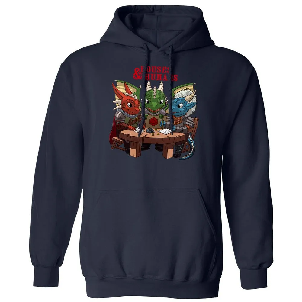Houses & Humans Classic Unisex Hoodie - Navy - 2
