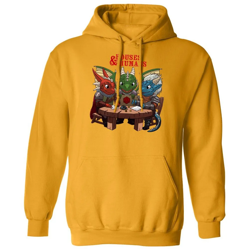 Houses & Humans Classic Unisex Hoodie - Gold - 12