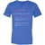 Author Unisex V-Neck T-Shirt - Heather True Royal - 14