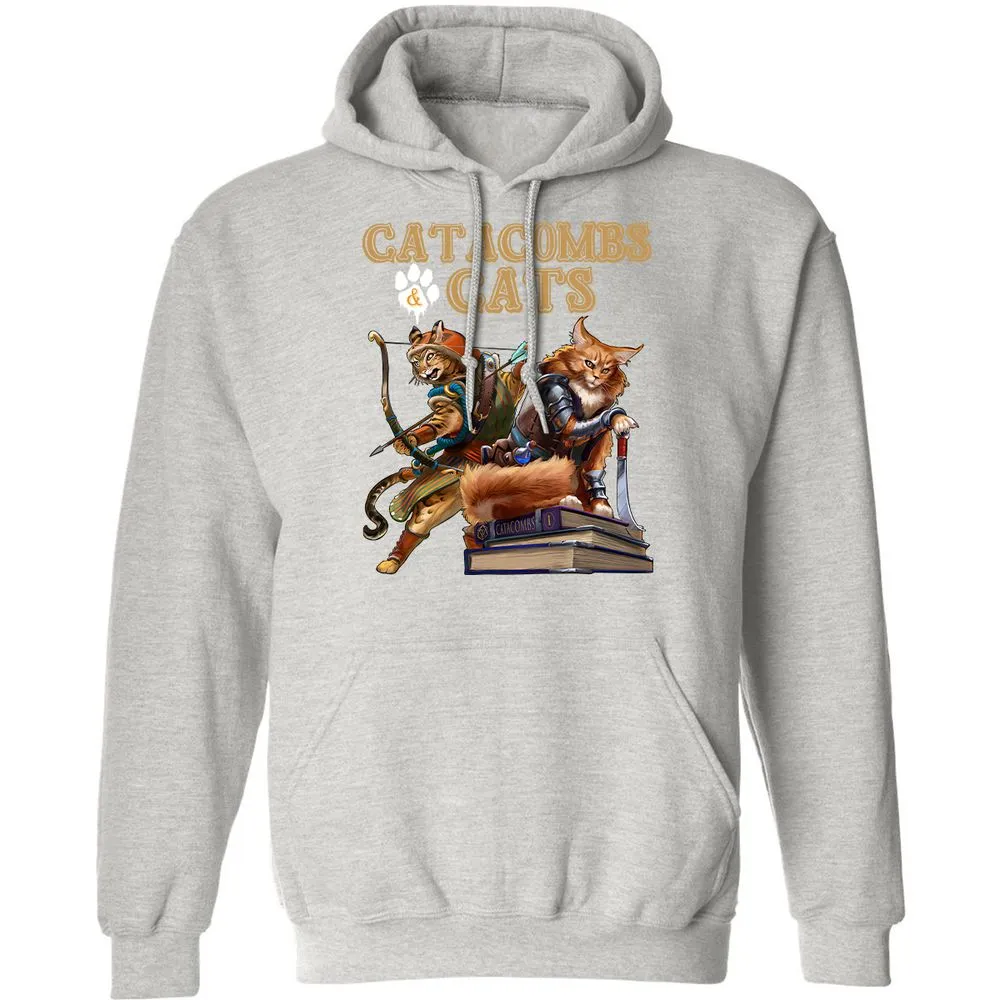 Catacombs & Cats Classic Unisex Hoodie - Ash - 8