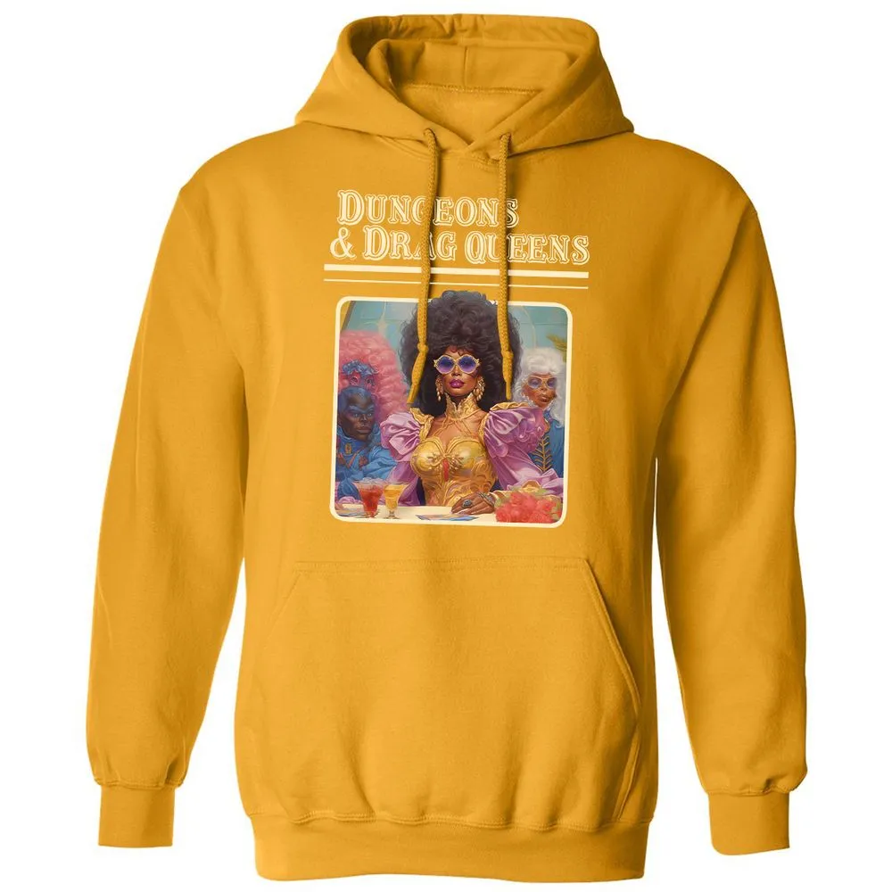 Dungeons & Drag Queens Classic Unisex Hoodie - Gold - 12