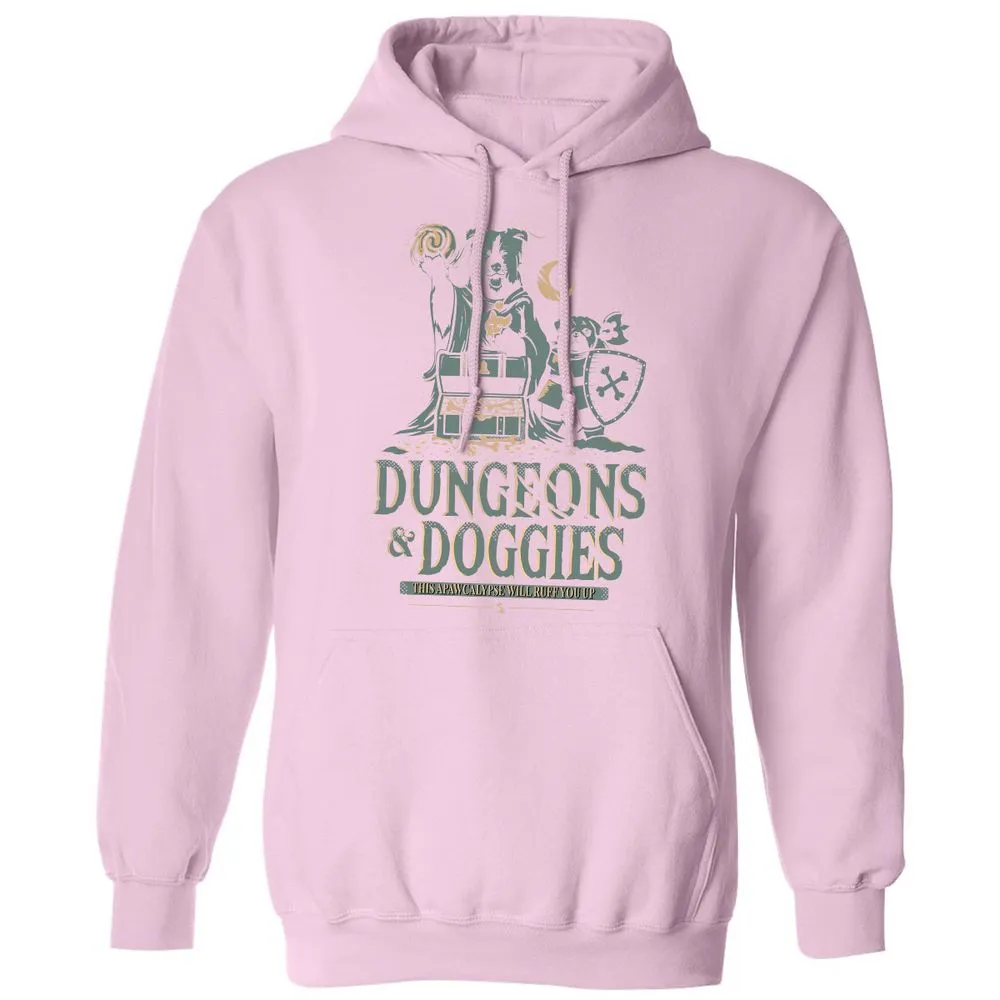 Dungeons & Doggies Classic Unisex Hoodie - Light Pink - 3