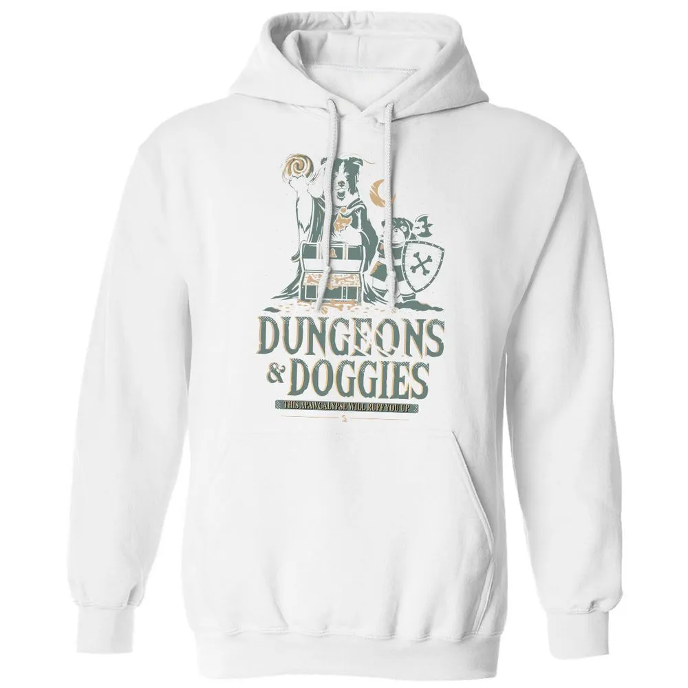 Dungeons & Doggies Classic Unisex Hoodie - White - 11