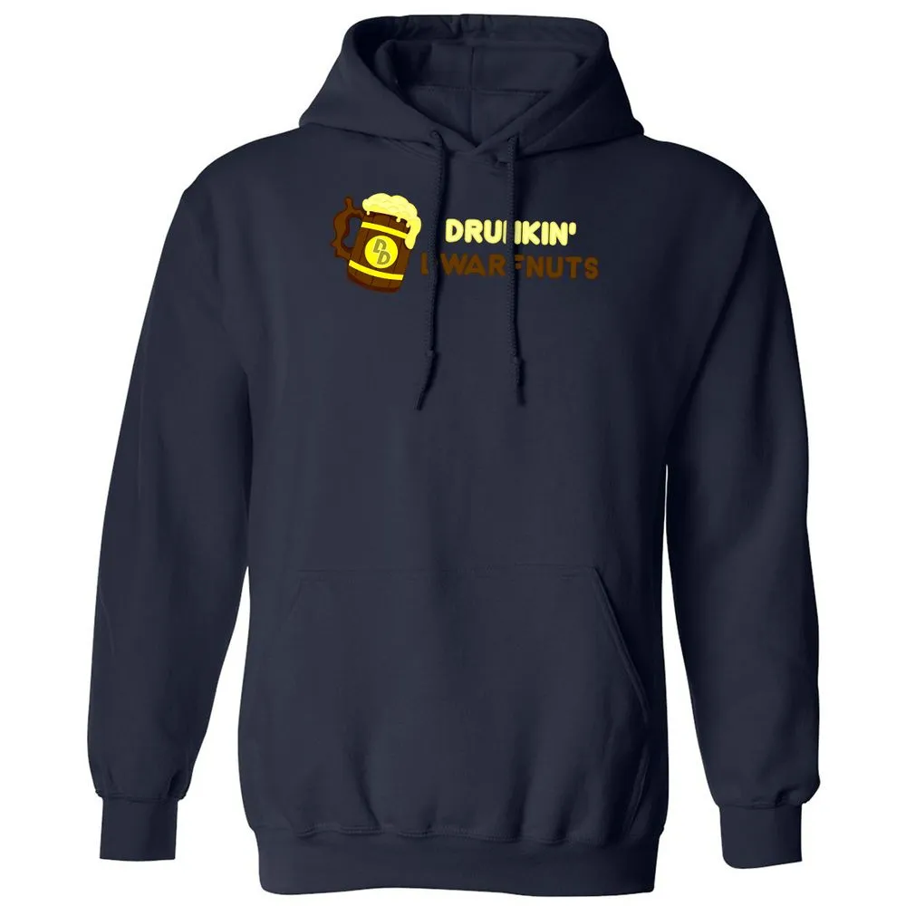 Drunkin' Dwartnuts Classic Unisex Hoodie - Navy - 2