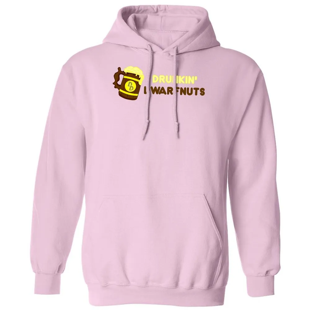 Drunkin' Dwartnuts Classic Unisex Hoodie - Light Pink - 3