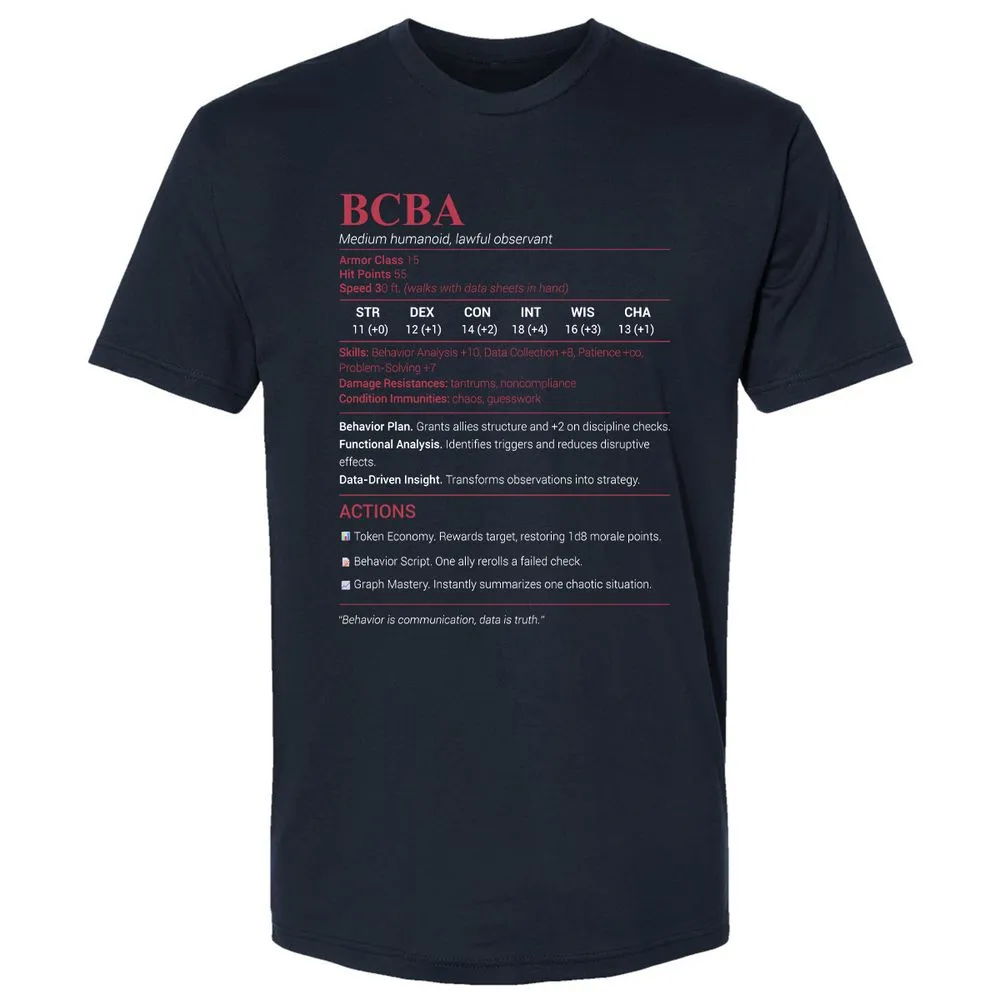 BCBA Premium Unisex T-Shirt - Midnight Navy - 2