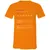 Writer Unisex V-Neck T-Shirt - Orange - 11