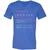 Writer Unisex V-Neck T-Shirt - Heather True Royal - 14
