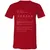 BCBA Unisex V-Neck T-Shirt - Red - 3