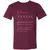 BCBA Unisex V-Neck T-Shirt - Maroon - 6