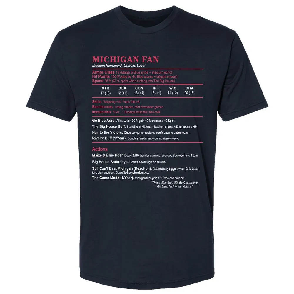 MICHIGAN FAN Premium Unisex T-Shirt - Midnight Navy - 2