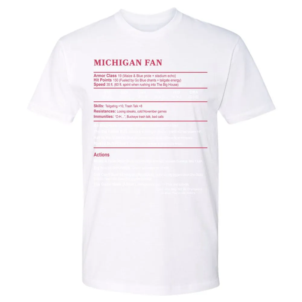 MICHIGAN FAN Premium Unisex T-Shirt - White - 4