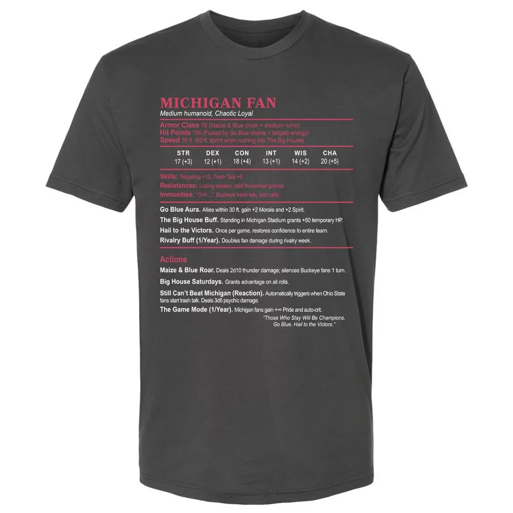 MICHIGAN FAN Premium Unisex T-Shirt - Heavy Metal - 8