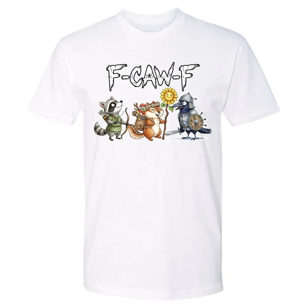 F-CAW-F Adventuring party Premium Unisex T-Shirt - White - 4