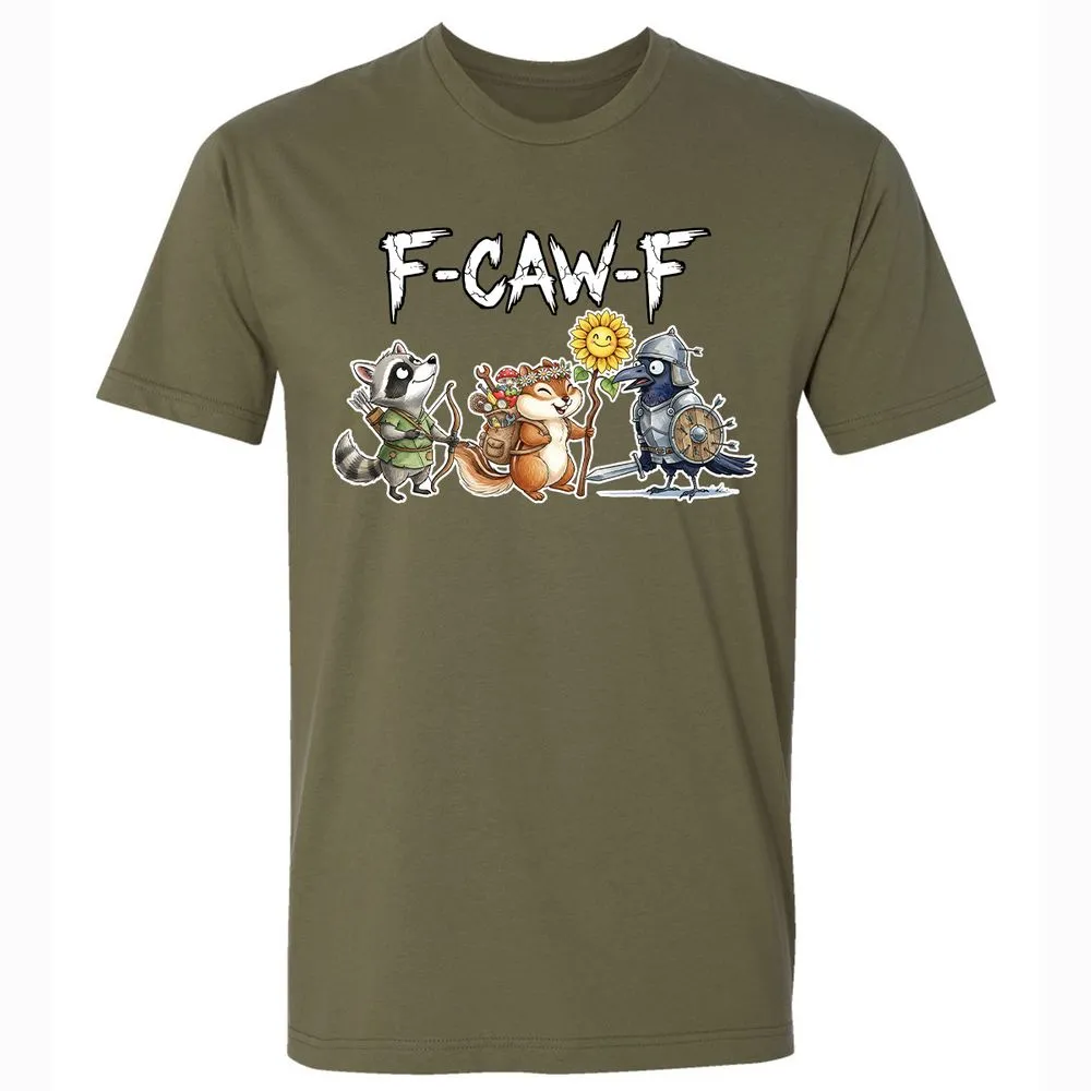F-CAW-F Adventuring party Premium Unisex T-Shirt - Military Green - 5