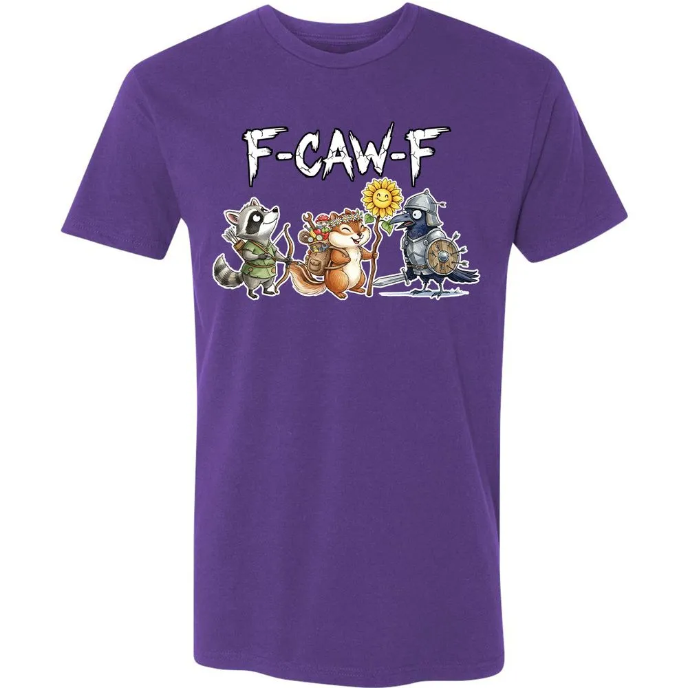 F-CAW-F Adventuring party Premium Unisex T-Shirt - Purple Rush - 7