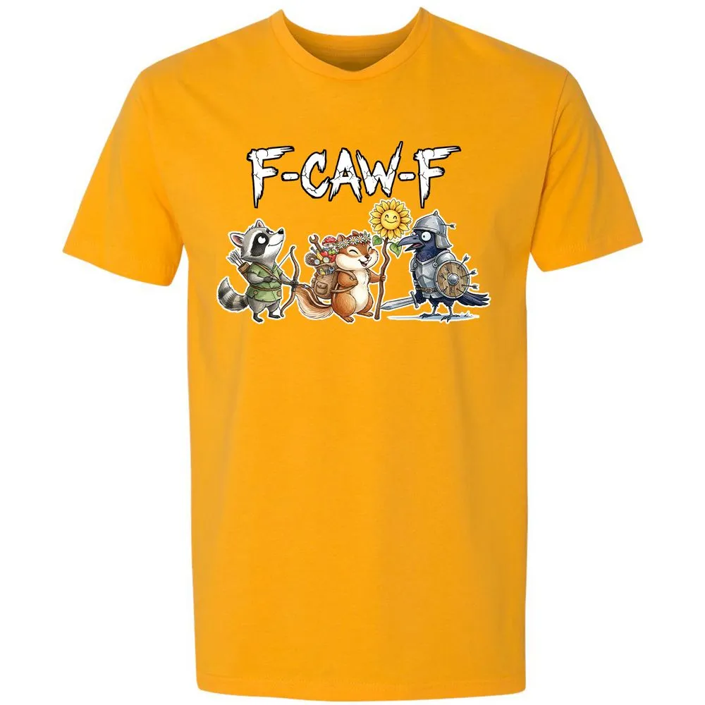 F-CAW-F Adventuring party Premium Unisex T-Shirt - Gold - 12