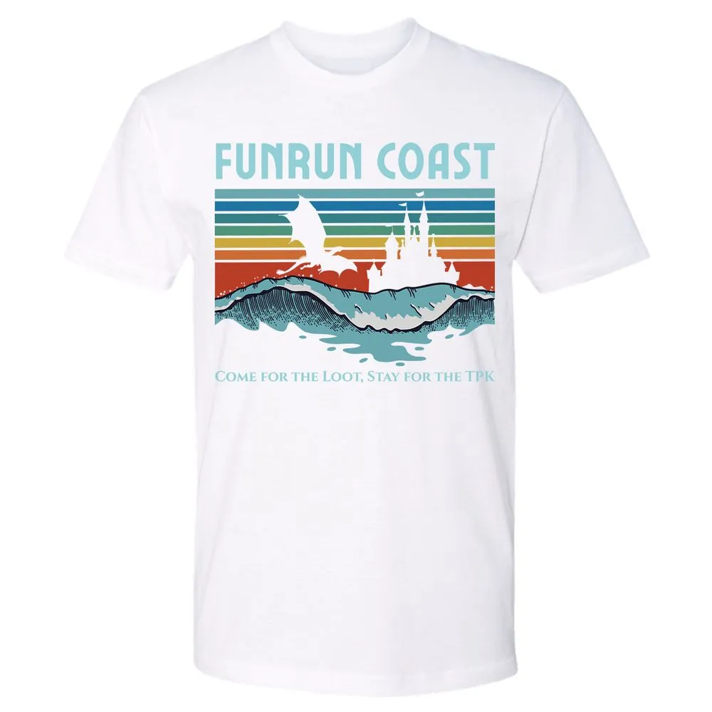 FUNRUN COAST Premium Unisex T-Shirt - White - 4