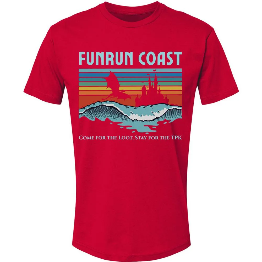 FUNRUN COAST Premium Unisex T-Shirt - Red - 6