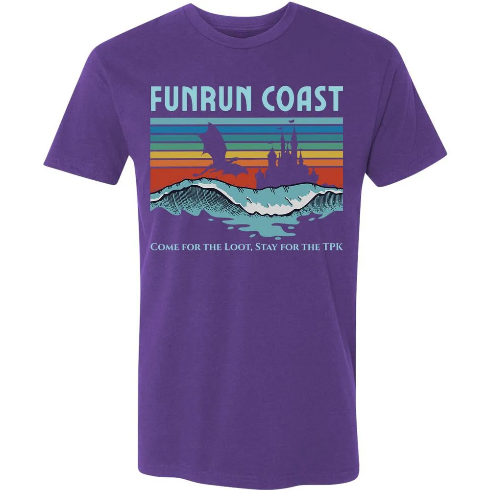 FUNRUN COAST Premium Unisex T-Shirt - Purple Rush - 7