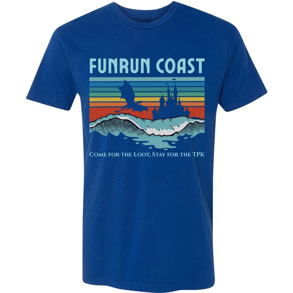 FUNRUN COAST Premium Unisex T-Shirt - Royal - 10