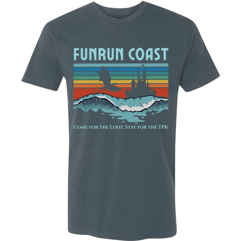 FUNRUN COAST Premium Unisex T-Shirt - Indigo - 15