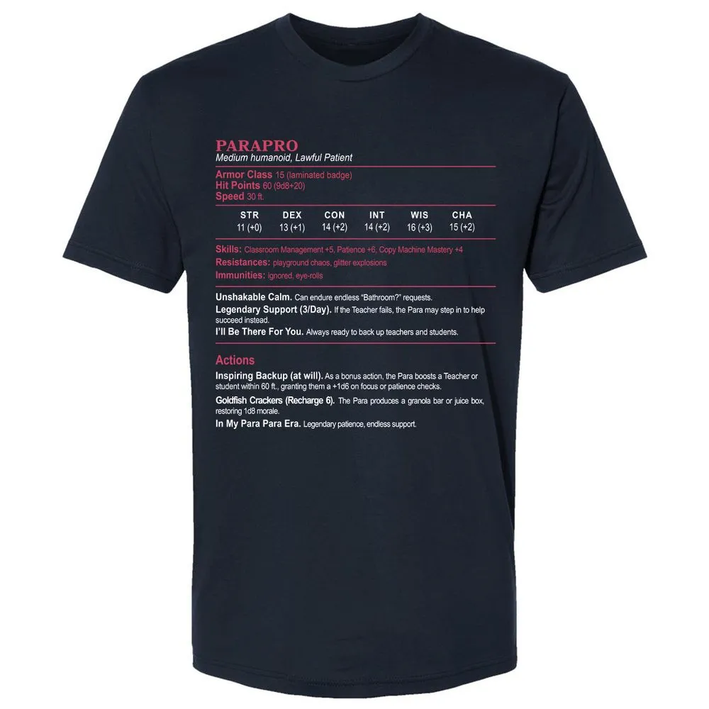 para Premium Unisex T-Shirt - Midnight Navy - 2