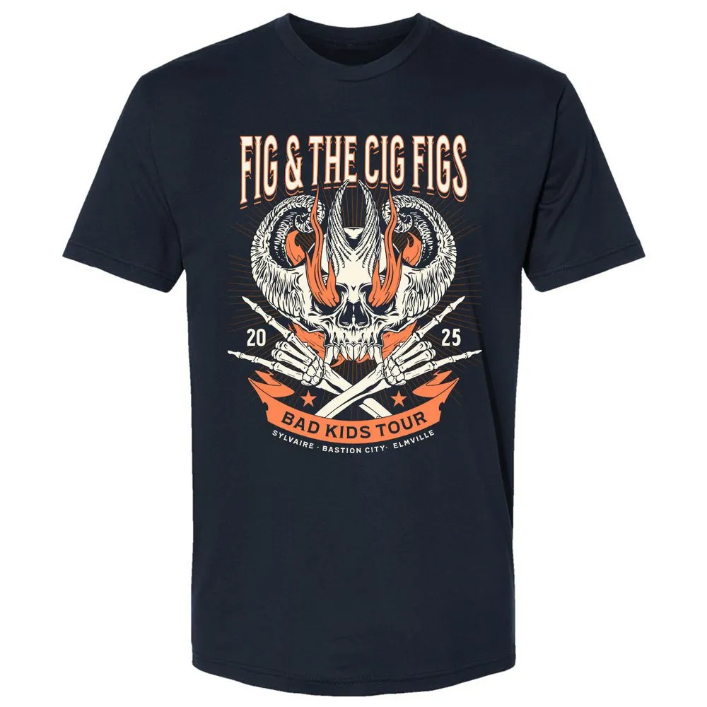 Fig and the Cig Figs, Dimension 20 Premium Unisex T-Shirt - Midnight Navy - 2
