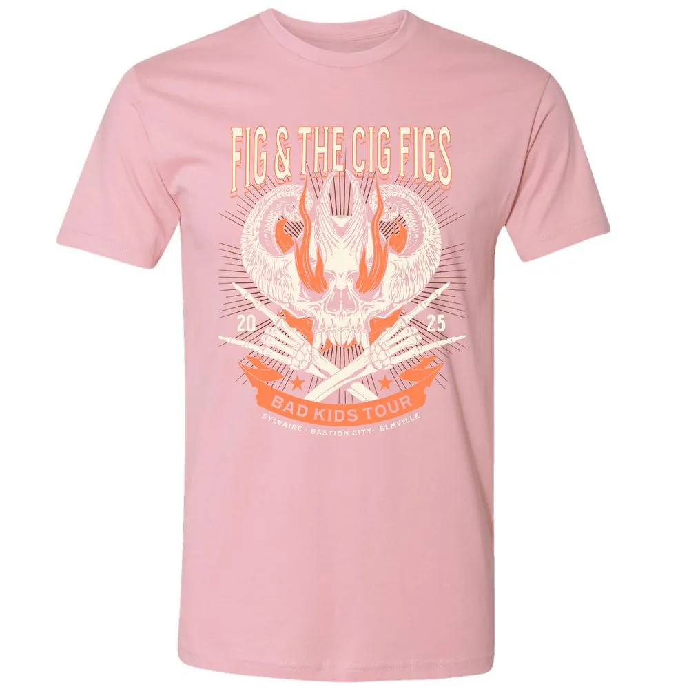 Fig and the Cig Figs, Dimension 20 Premium Unisex T-Shirt - Light Pink - 3