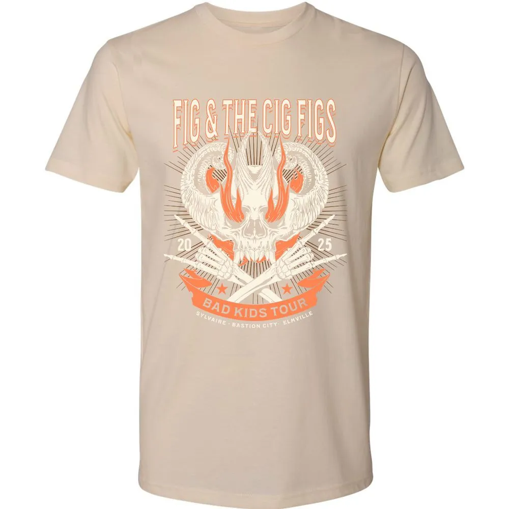 Fig and the Cig Figs, Dimension 20 Premium Unisex T-Shirt - Cream - 14