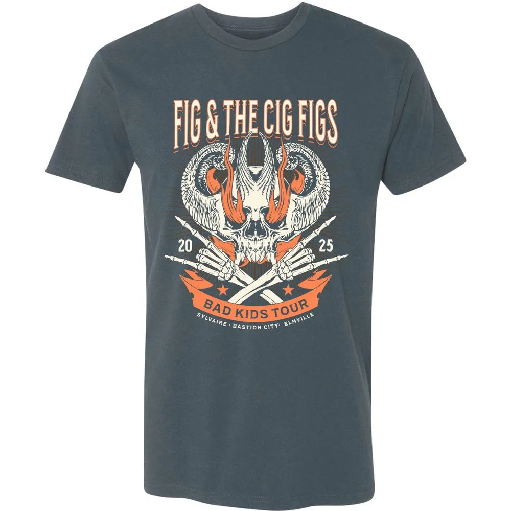 Fig and the Cig Figs, Dimension 20 Premium Unisex T-Shirt - Indigo - 15