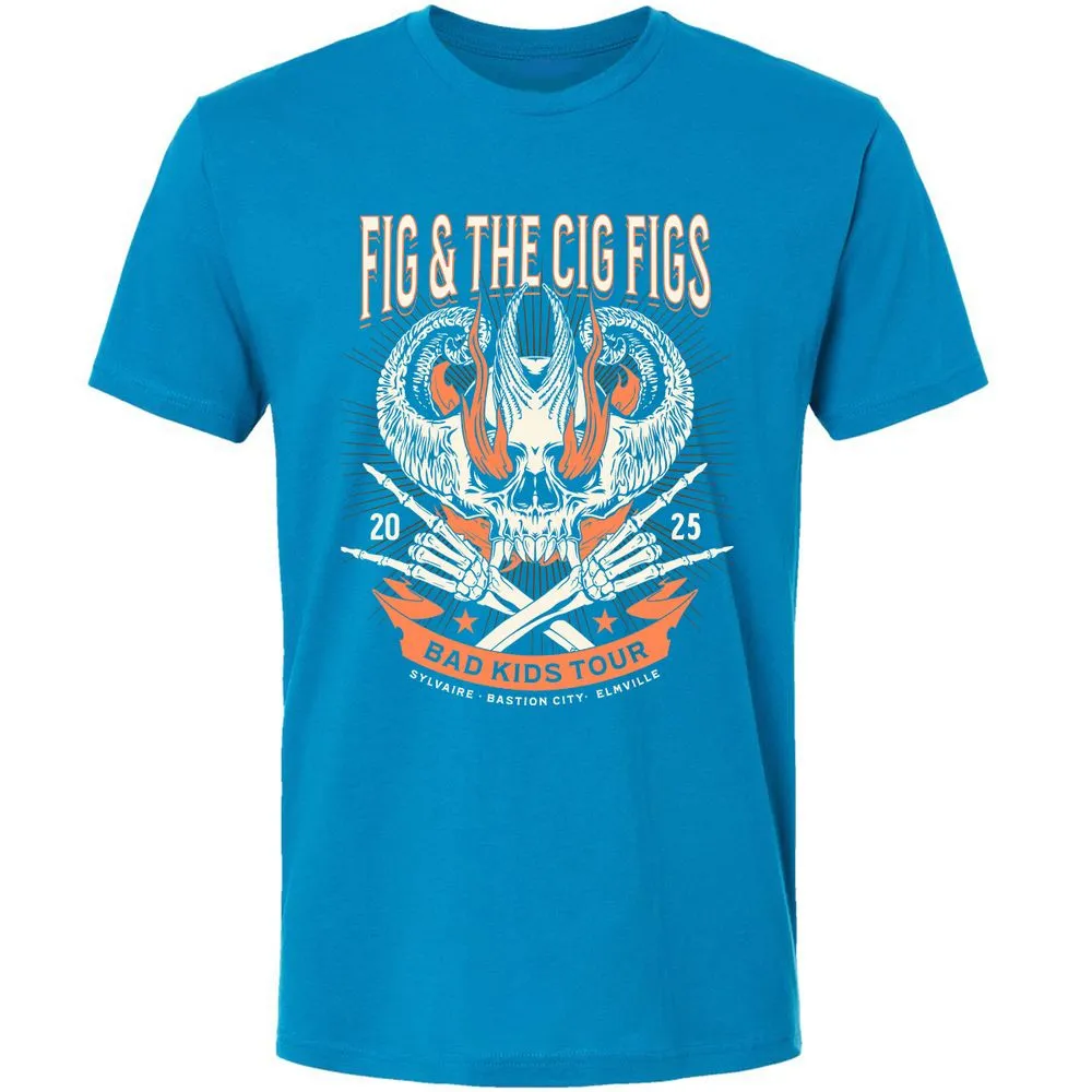 Fig and the Cig Figs, Dimension 20 Premium Unisex T-Shirt - Turquoise - 16