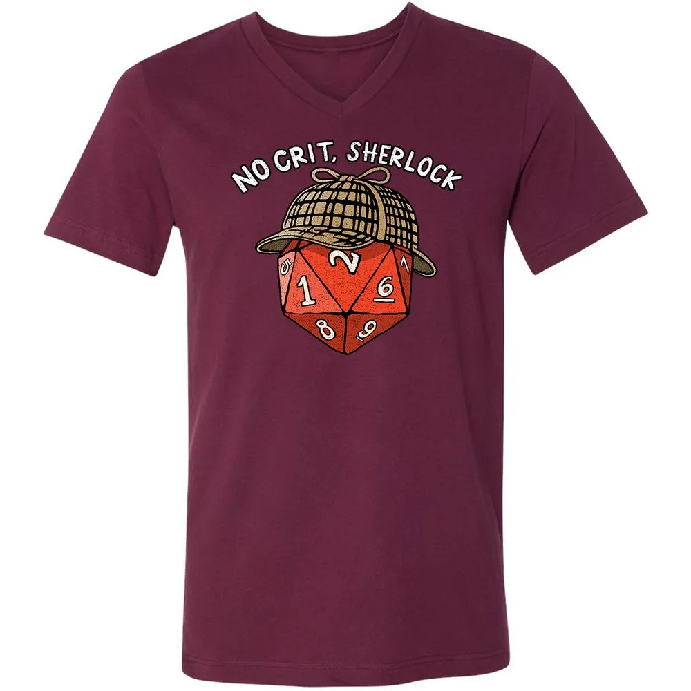 No Crit Sherlock - Maroon - 6