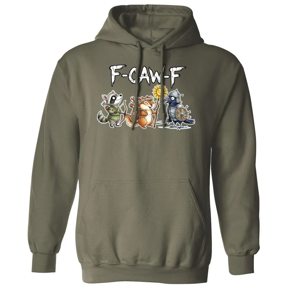 F-CAW-F Adventuring party Classic Unisex Hoodie - Military Green - 4