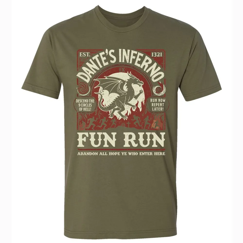 Dante’s Inferno Fun Run – Faerun Fantasy - Military Green - 5