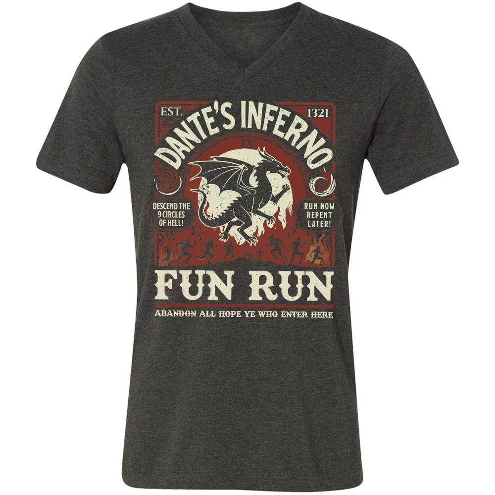 Dante’s Inferno Fun Run – Faerun Fantasy - Dark Grey Heather - 8