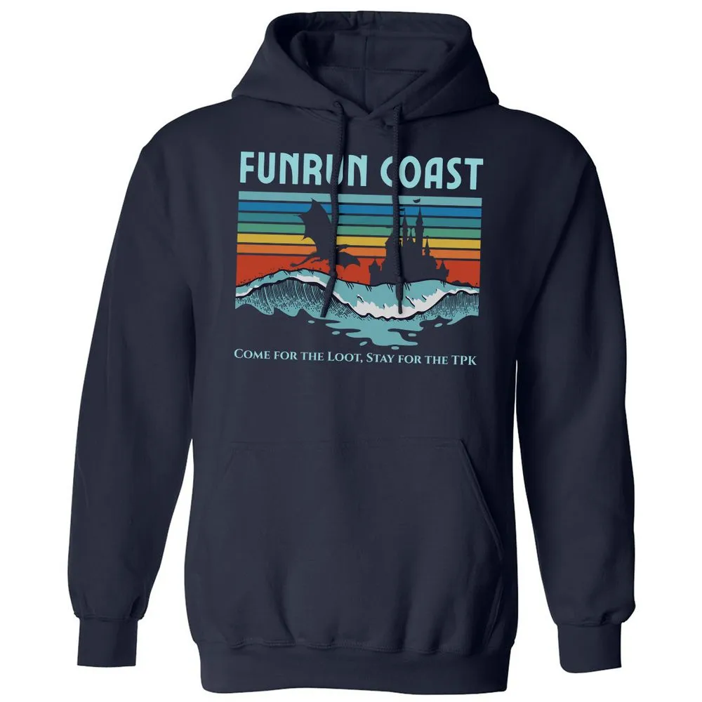 FUNRUN COAST Classic Unisex Hoodie - Navy - 2