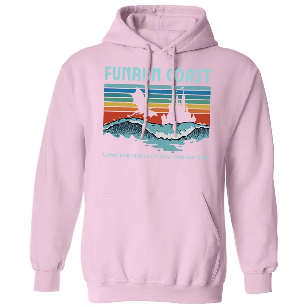 FUNRUN COAST Classic Unisex Hoodie - Light Pink - 3