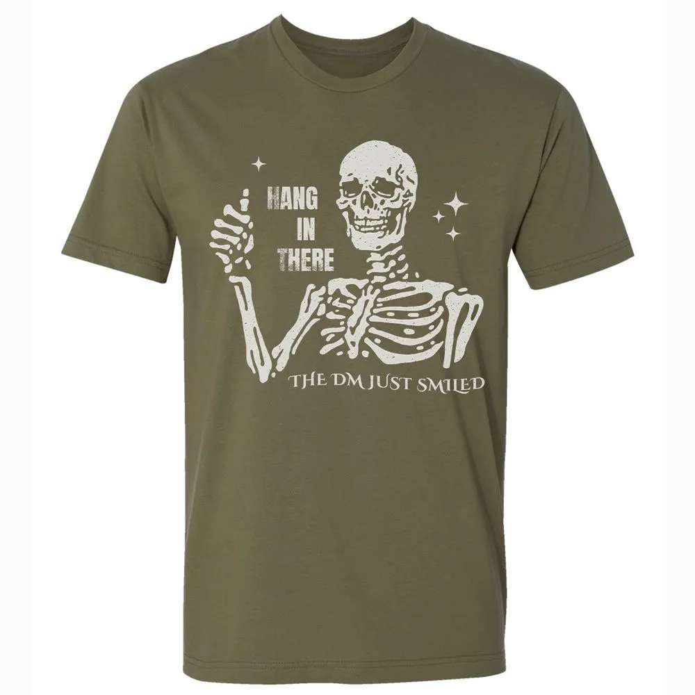 Hang In There – The DM Just Smiled Skeleton - Military Green - 5