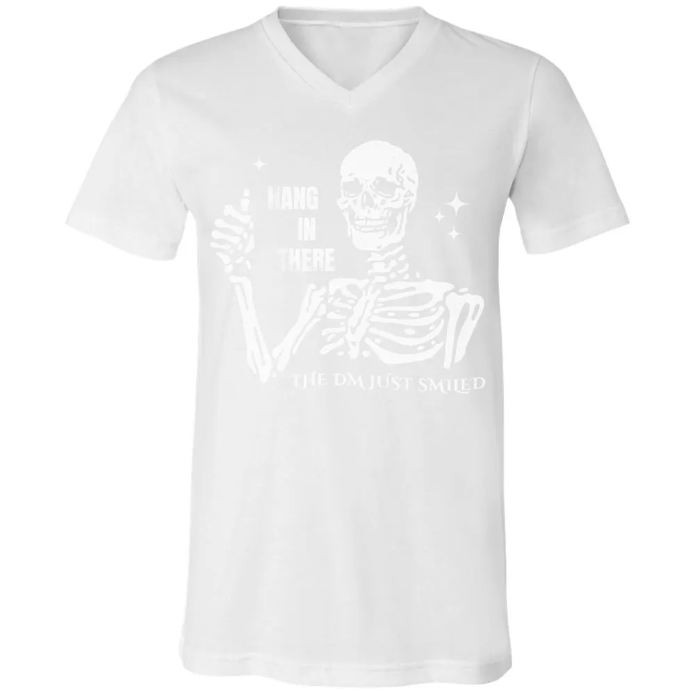 Hang In There – The DM Just Smiled Skeleton - White - 5