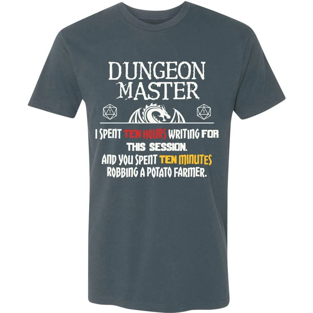 Dungeon Master Chaos Meme Premium Unisex T-Shirt - Indigo - 15