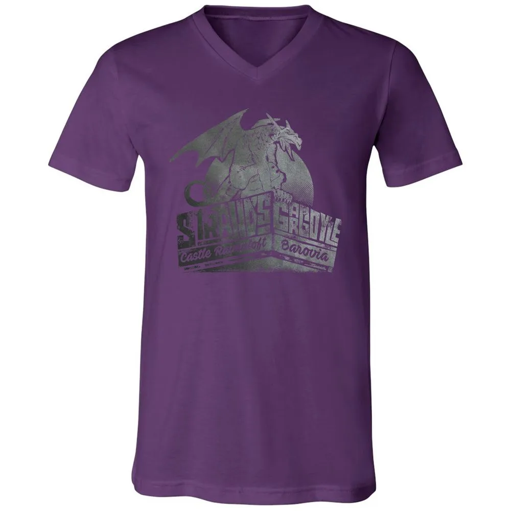 Strahd’s Gargoyle Unisex V-Neck T-Shirt - Team Purple - 9