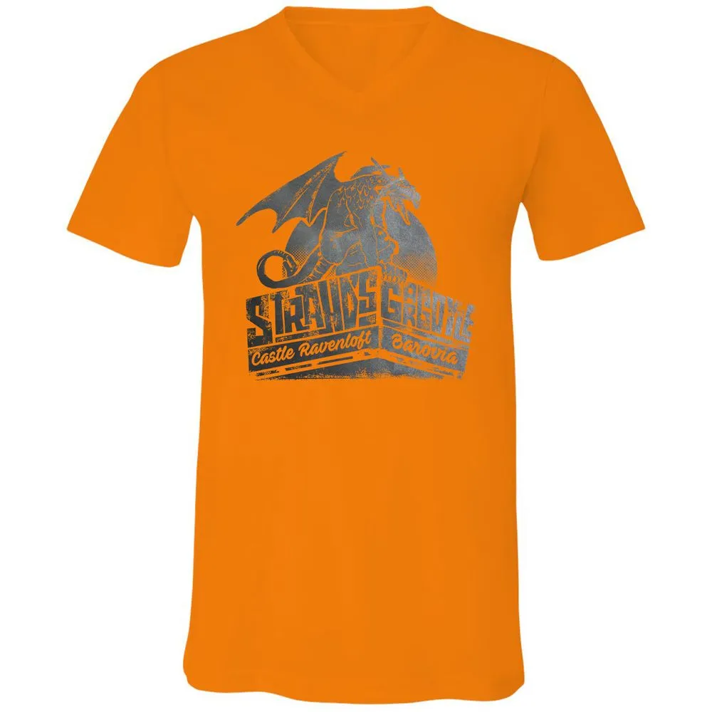 Strahd’s Gargoyle Unisex V-Neck T-Shirt - Orange - 11