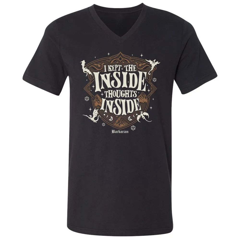 Barbarian I Kept The Inside Thoughts Inside - Black - 1