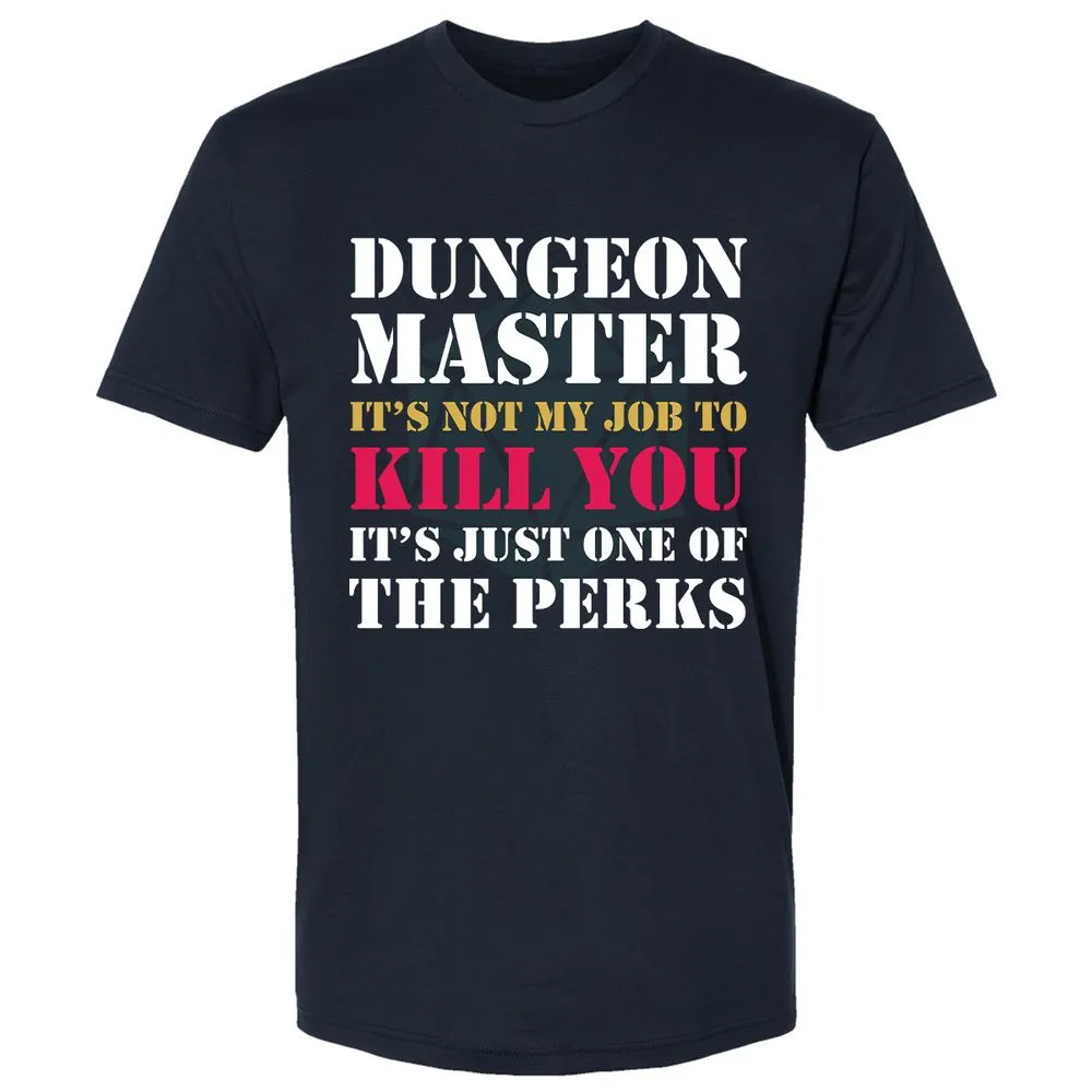 DUNGEON MASTER NOT MY JOB Premium Unisex T-Shirt - Midnight Navy - 2