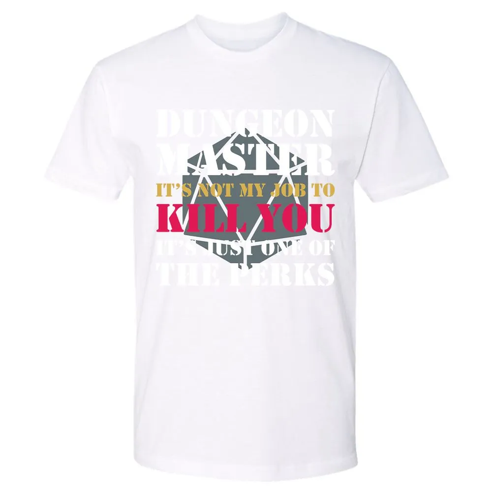DUNGEON MASTER NOT MY JOB Premium Unisex T-Shirt - White - 4