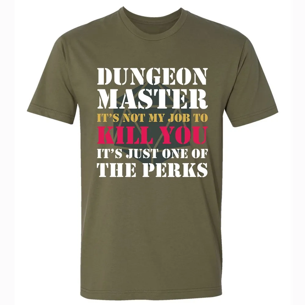 DUNGEON MASTER NOT MY JOB Premium Unisex T-Shirt - Military Green - 5