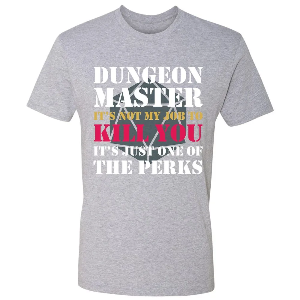 DUNGEON MASTER NOT MY JOB Premium Unisex T-Shirt - Heather Grey - 9