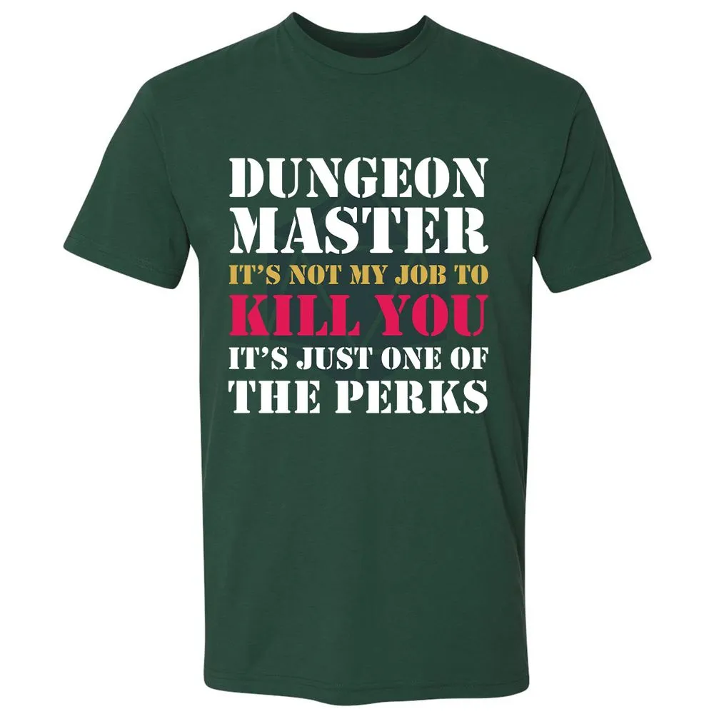 DUNGEON MASTER NOT MY JOB Premium Unisex T-Shirt - Forest Green - 13